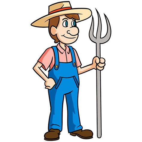 farmer drawing easy|pictures to sketch for beginners.